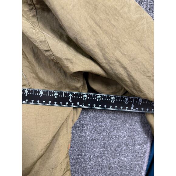 Donna Karan New York DKNY Military Field Trench Coat Womens Size L Olive Green - Picture 7 of 7